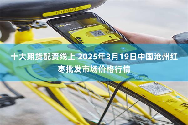 十大期货配资线上 2025年3月19日中国沧州红枣批发市场价格行情